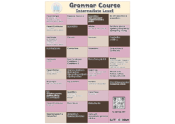 Intermediate Grammar